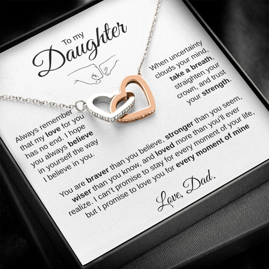 Fist Bump - To My Daughter Necklace #4