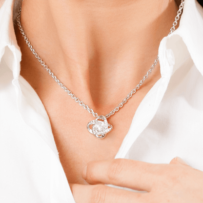 Love Knot Necklace - Roses