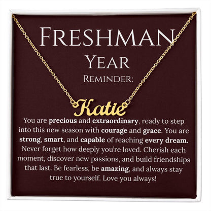 Freshman Year - Back to School Necklace #3.1