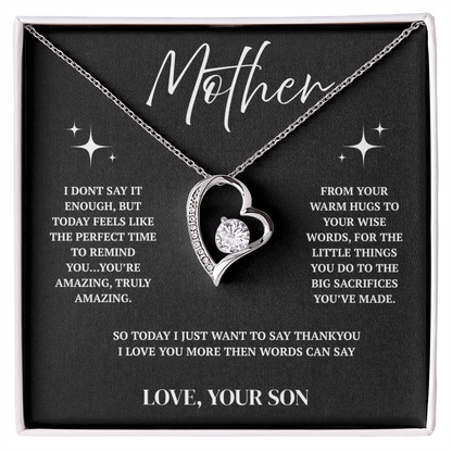 Forever Love Necklace - To Mom New Design 1.2