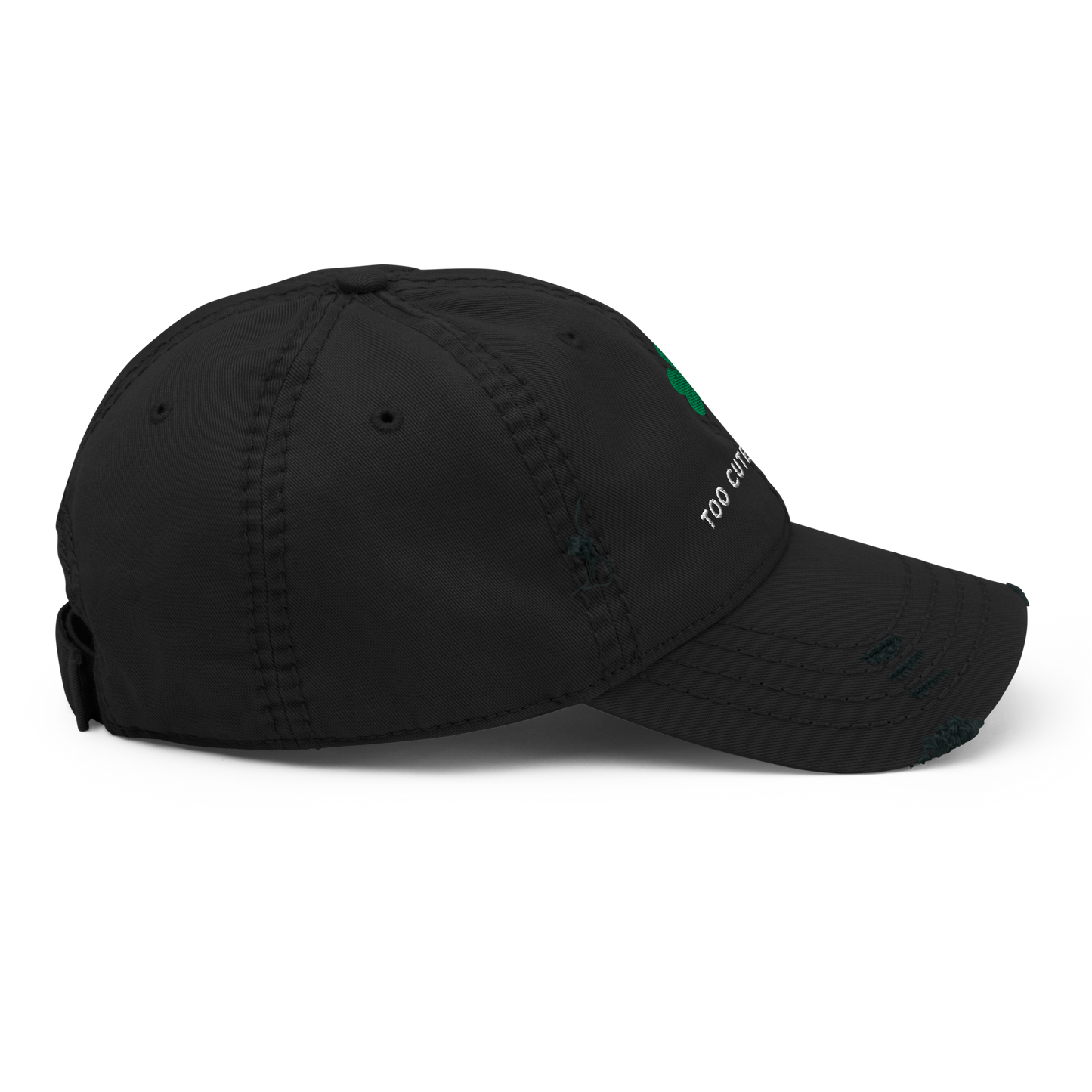 Distressed Dad Cap - "Too Cute To Pinch"