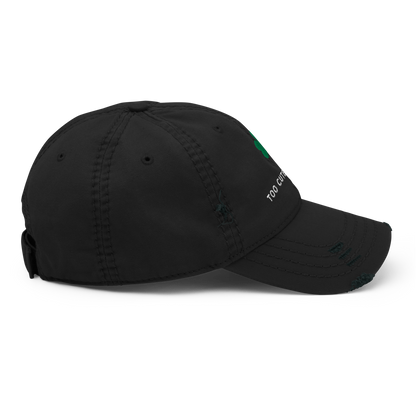 Distressed Dad Cap - "Too Cute To Pinch"